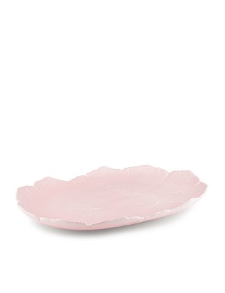 CHERRY BLOSSOM OVAL PLATTER 41X8.5CM PINK