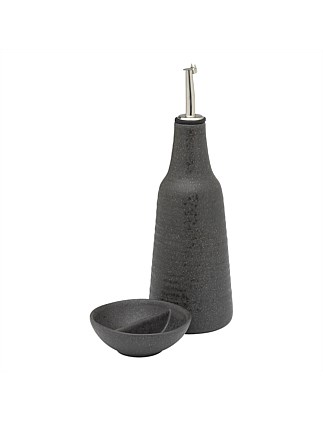 Ottawa Oil Bottle & Salt Dish Stone