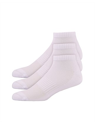 3 PACK SPORT ANKLE SOCKS