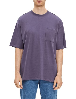 3 Crosses Loose Fit Pocket T-shirt